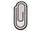 Paper Clip Symbol Multi-Color Embroidered Iron-On or Hook & Loop Patch Applique